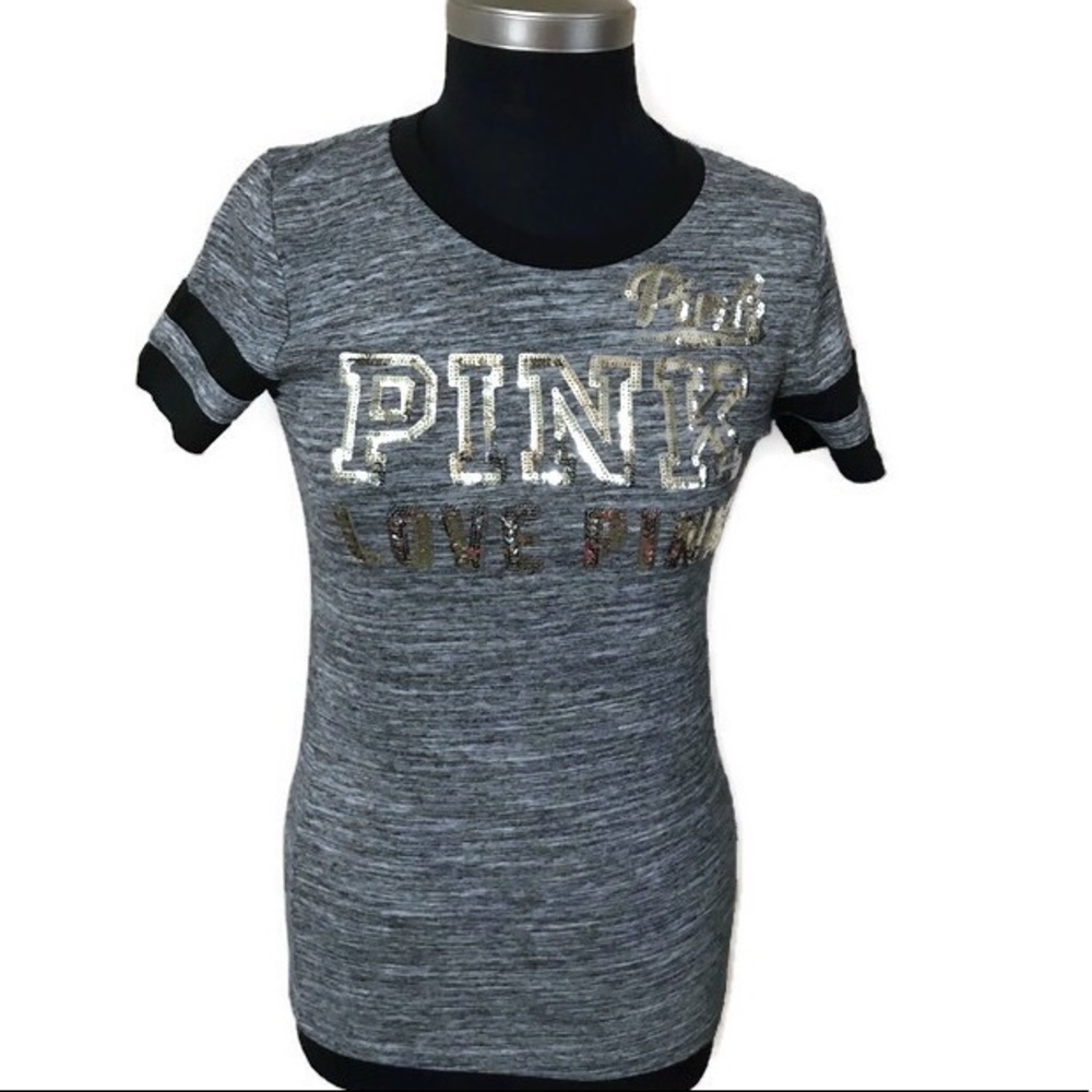 VS PINK Bling Crew T-Shirt